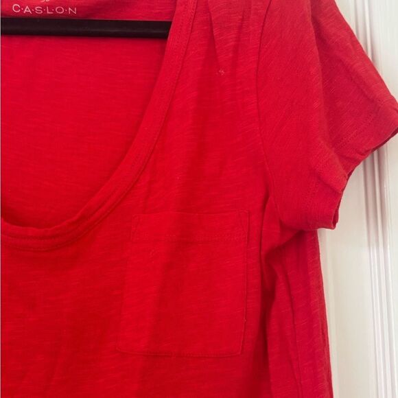 Caslon Vibrant Red Short Sleeve Tee - Picture 2 of 5